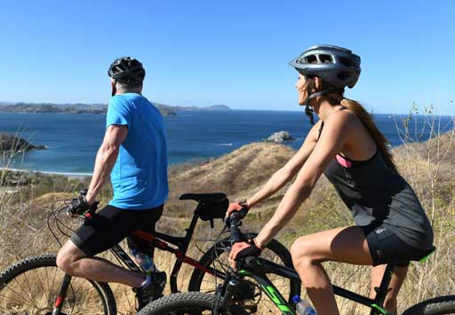 biking